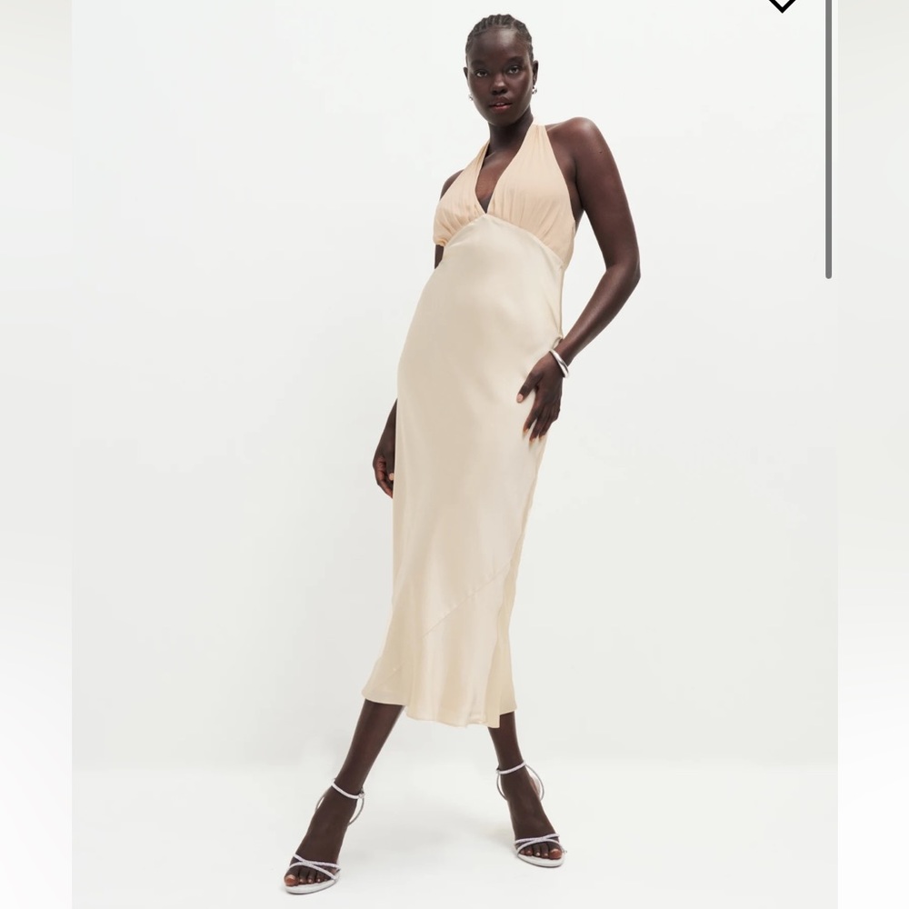 Reformation Wyn Silk Dress